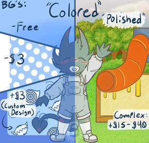 Colored Pieces (Flat + Polished)